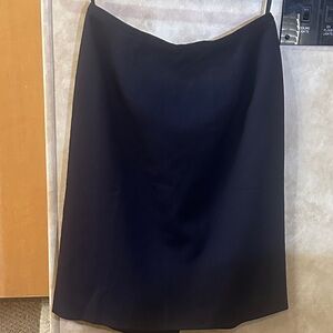 Talbots Classic Black Pencil Skirt